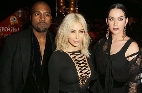 Gothic Katy Perry, Kim Kardashian Rock Givenchy Show in Paris 